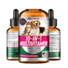 Vetflix Pet Vitamins 10 in 1 – Made in USA – Glucosamine for Dogs & Cats – Dog Supplement for Pet Joint Health